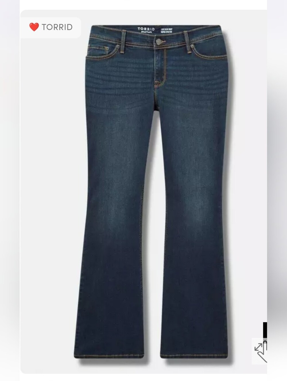 Torrid Luxe Slim Boot Jean Size 14R
